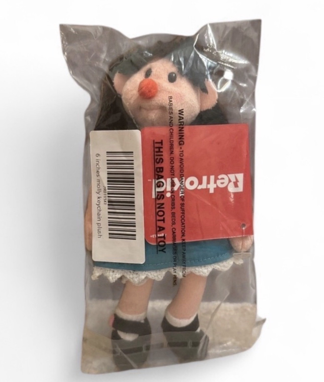 The Big Comfy Couch Plush Keyring Keychain Doll Cartoon Theme Black Teal The Big Comfy Couch Plush Keyring Keychain Doll Cartoon Theme Black Teal