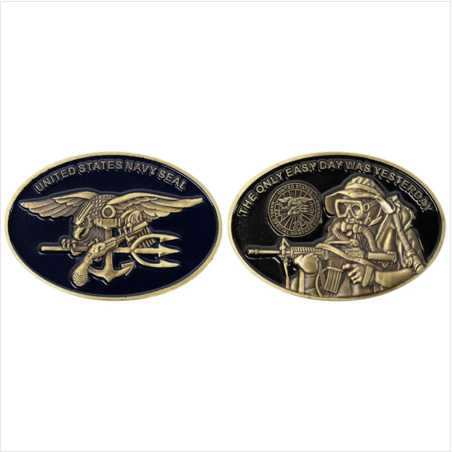 GENUINE U.S. NAVY SEAL TEAM TRIDENT BRONZE BLACK 2" CHALLENGE COIN GENUINE U.S. NAVY SEAL TEAM TRIDENT BRONZE BLACK 2" CHALLENGE COIN