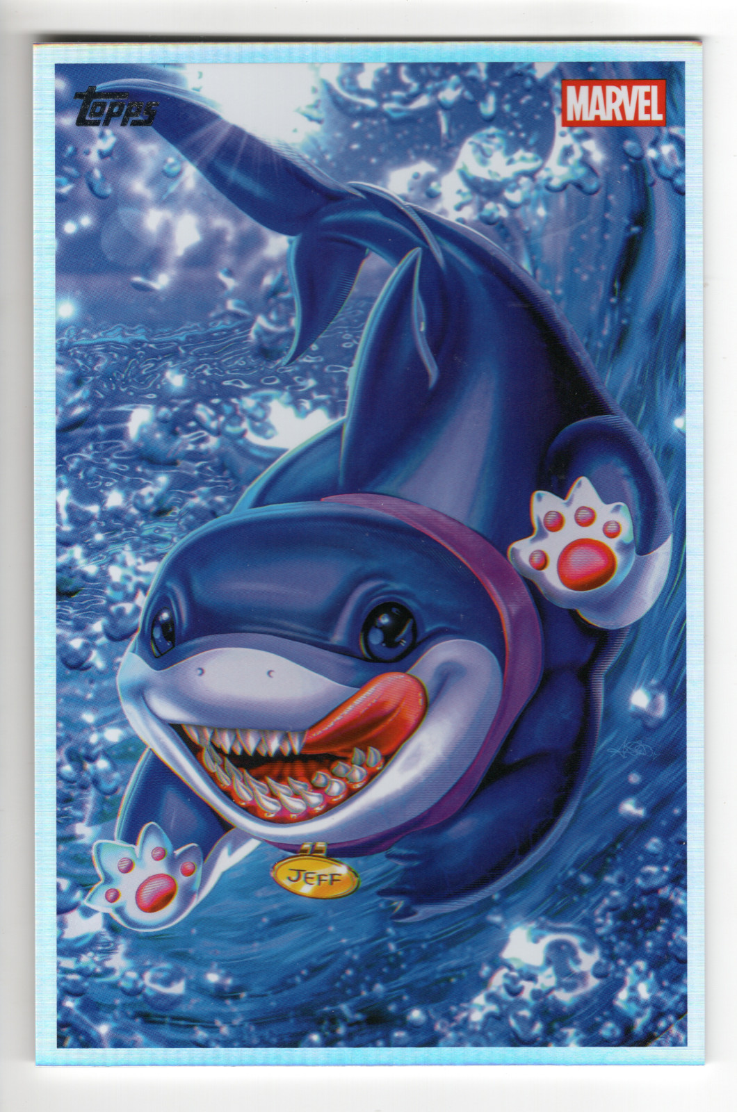 2026 Topps Marvel Vault Originals Art By Ariel Diaz Jeff the Land Shark Jumbo 2026 Topps Marvel Vault Originals Art By Ariel Diaz Jeff the Land Shark Jumbo