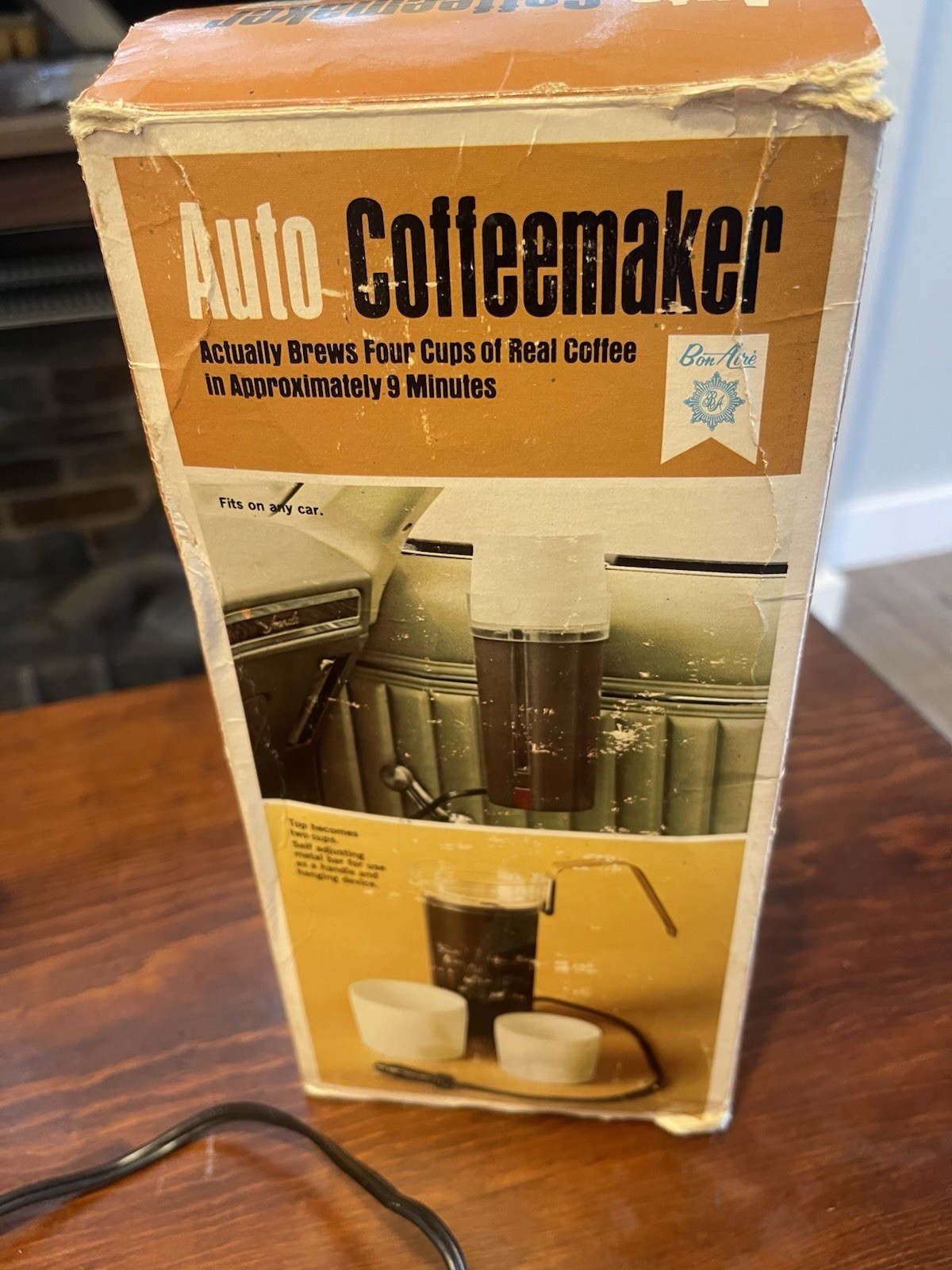 Vintage Bon-Aire Auto Coffeemaker CM-185 12V Car Coffee Maker Box Instructions Vintage Bon-Aire Auto Coffeemaker CM-185 12V Car Coffee Maker Box Instructions