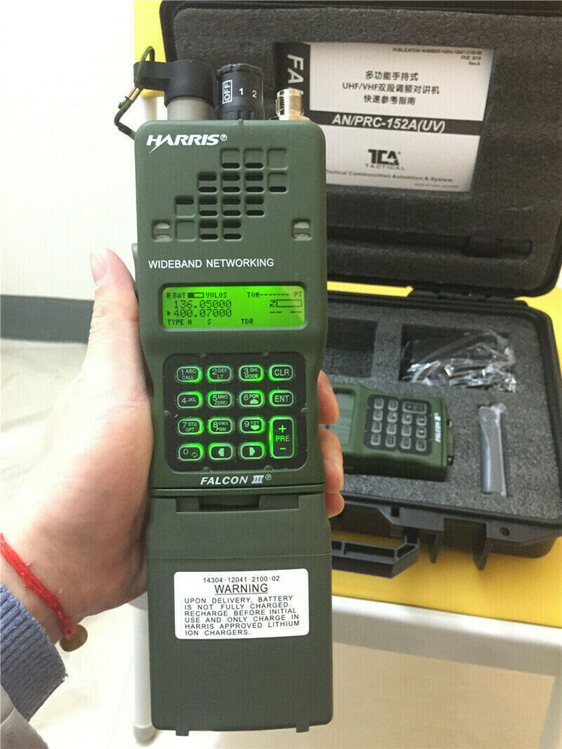 2023 Upgraded TCA PRC 152A Multiband Radio Aluminum Handheld VHF UHF 15w US SHIP