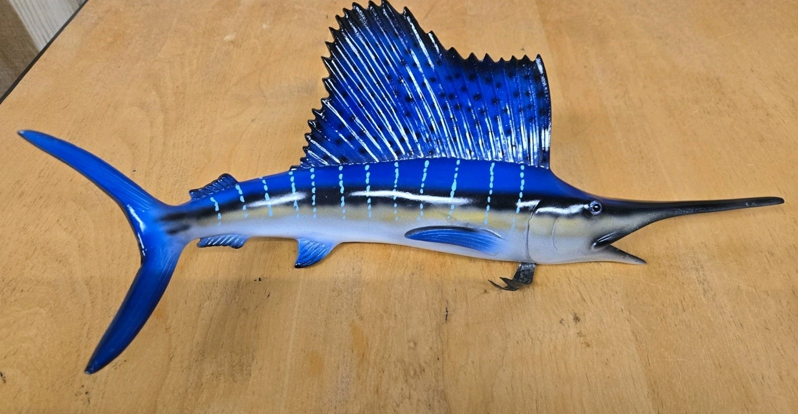 Vintage Land & Sea Collectibles Nature Series Large 13" Blue Marlin Swordfish Vintage Land & Sea Collectibles Nature Series Large 13" Blue Marlin Swordfish