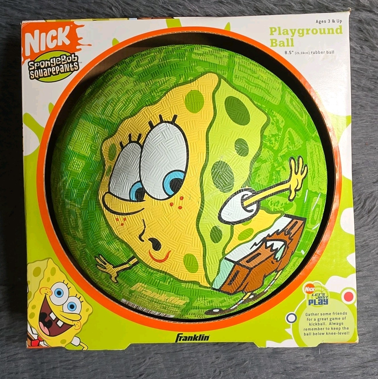 Nick SpongeBob  Squarepants Playground Ball New  2006