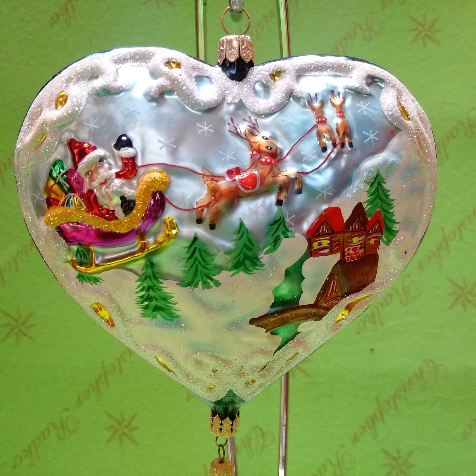 Valentine Christopher Radko Prototype Santa Coming to Town Ornament Valentine Christopher Radko Prototype Santa Coming to Town Ornament