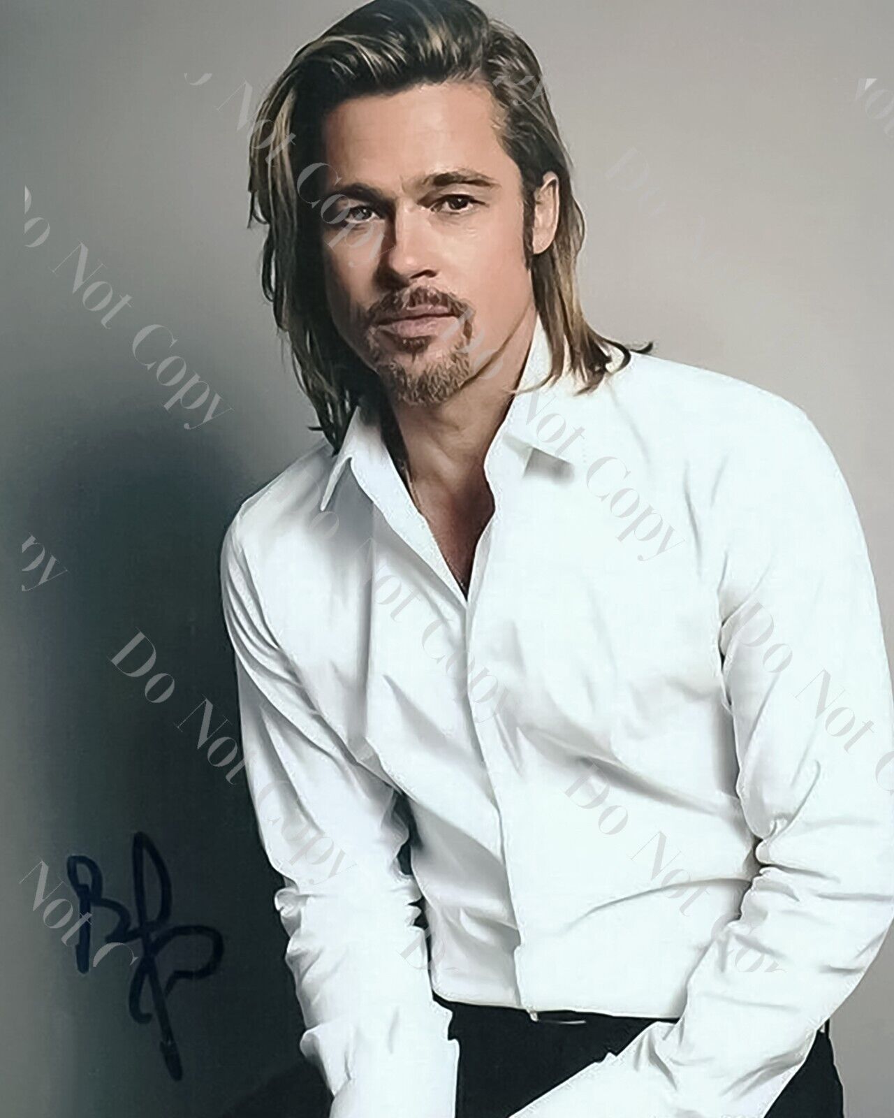 Brad Pitt 05 | Signed Photograph 8x10 | Actor | REPRINT