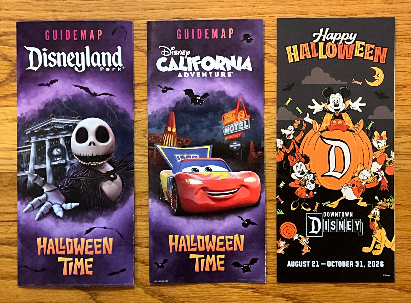 Disneyland DCA Park Guidemap Guide Map 2026 Halloween Jack McQueen Downtown New Disneyland DCA Park Guidemap Guide Map 2026 Halloween Jack McQueen Downtown New