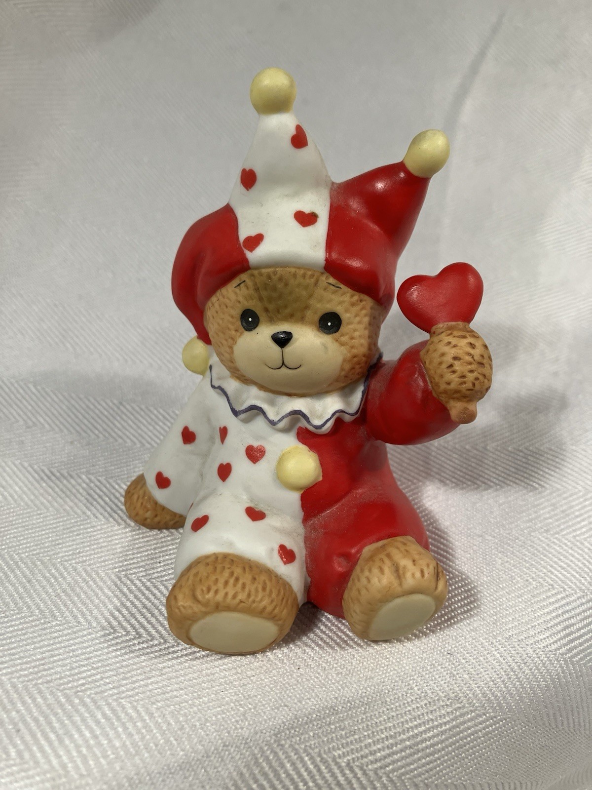 Vintage Enesco 1984 Lucy & Me Valentine Teddy Bear Figurine Vintage Enesco 1984 Lucy & Me Valentine Teddy Bear Figurine