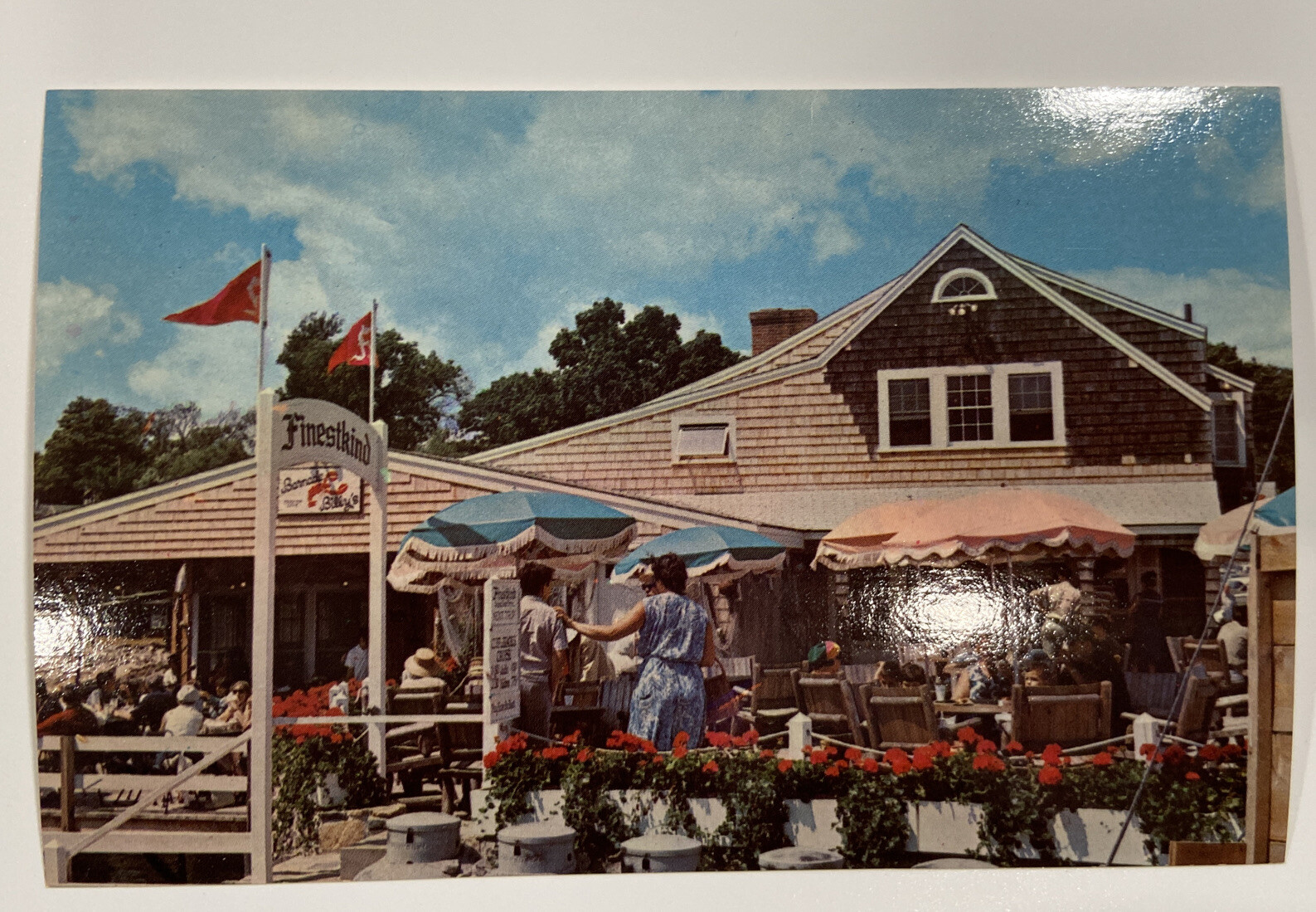Vintage 1960s Ogunquit Maine ME Perkins Cove Harbor Postcard Vintage 1960s Ogunquit Maine ME Perkins Cove Harbor Postcard