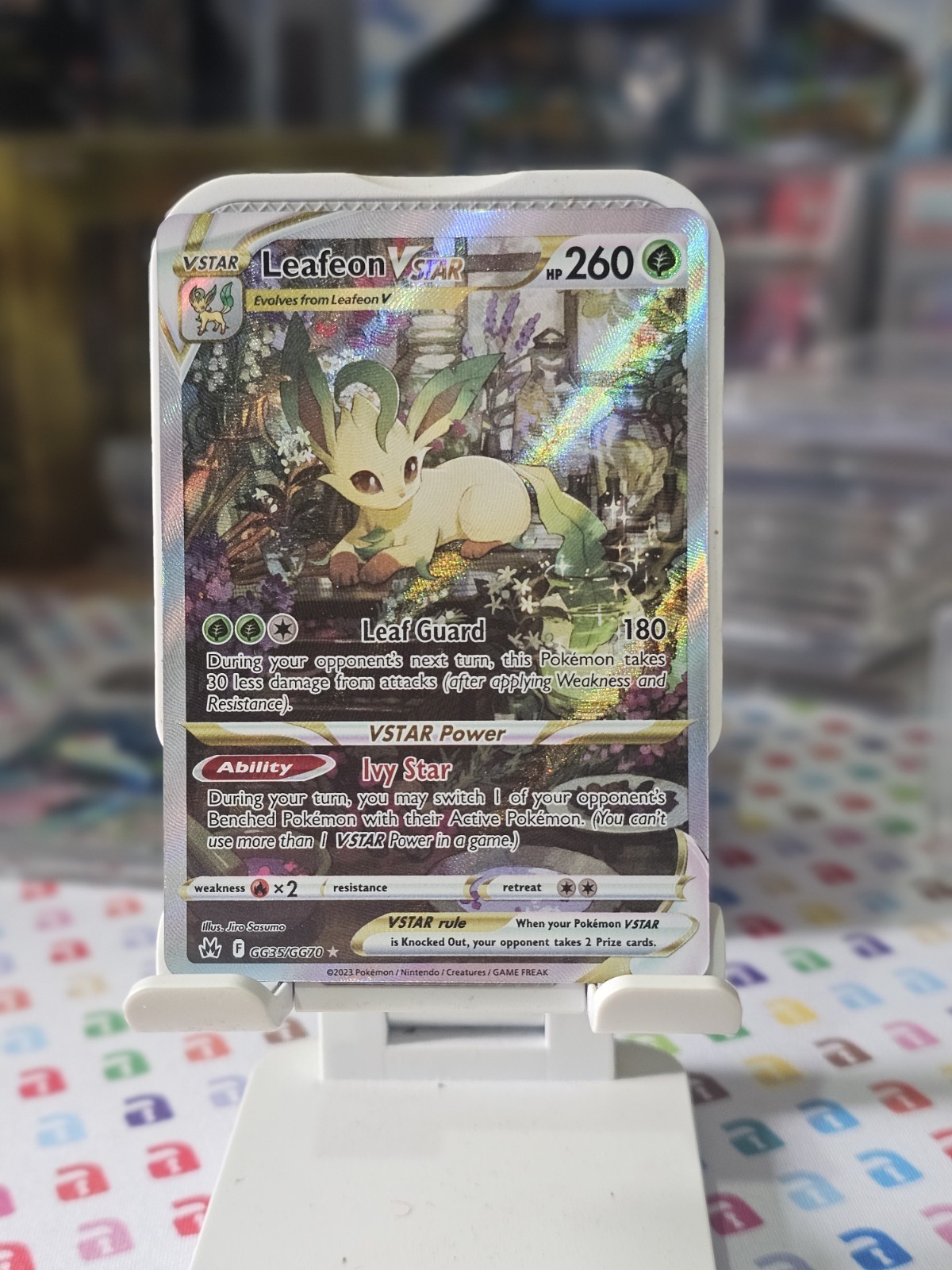 Leafeon VSTAR GG35/GG70 - Ultra Rare Full Art - Crown Zenith - NM - Pokémon TCG Leafeon VSTAR GG35/GG70 - Ultra Rare Full Art - Crown Zenith - NM - Pokémon TCG