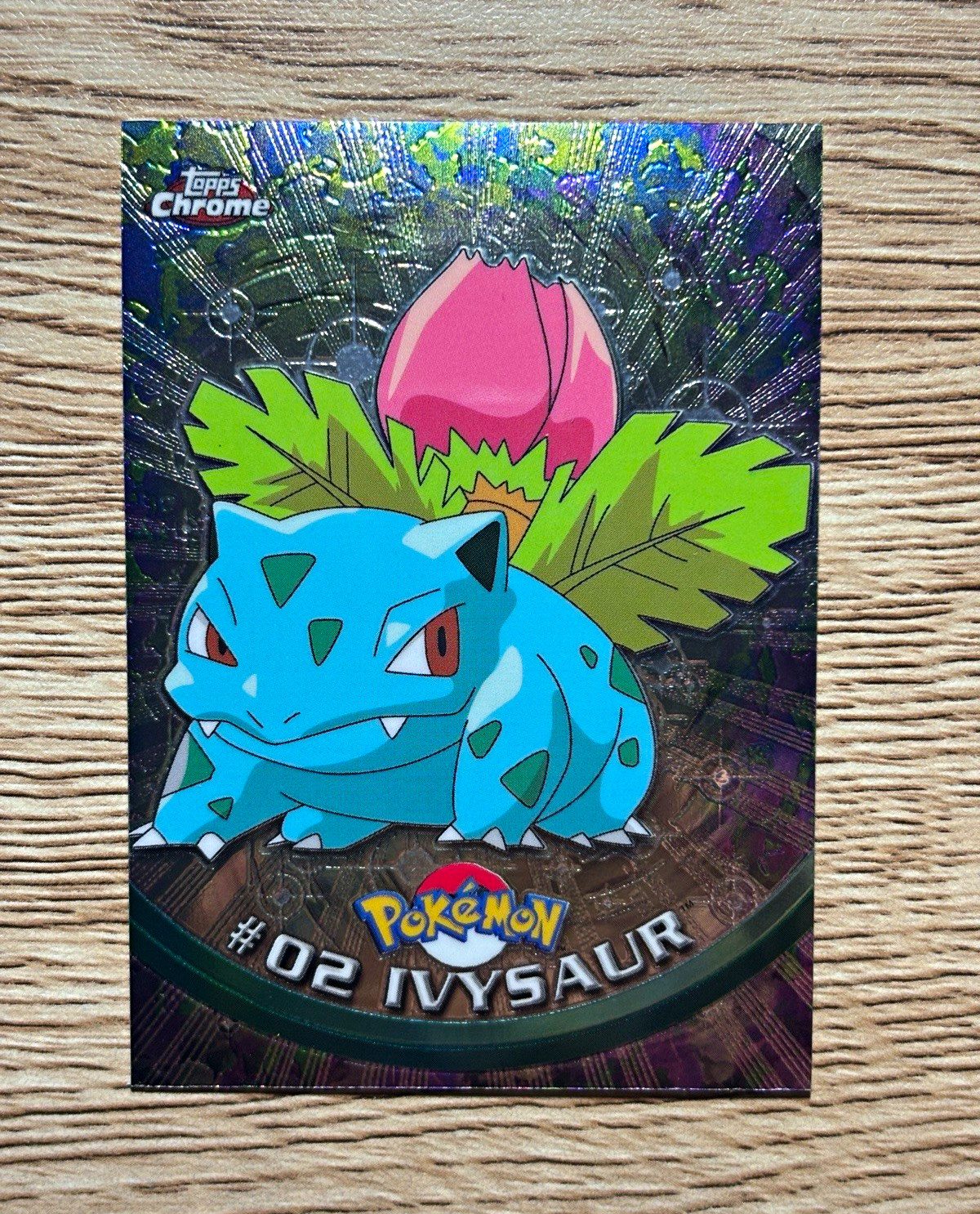 Topps 1999 Topps Chrome Pokémon Ivysaur #02 Chrome Non-Sport Trading Card