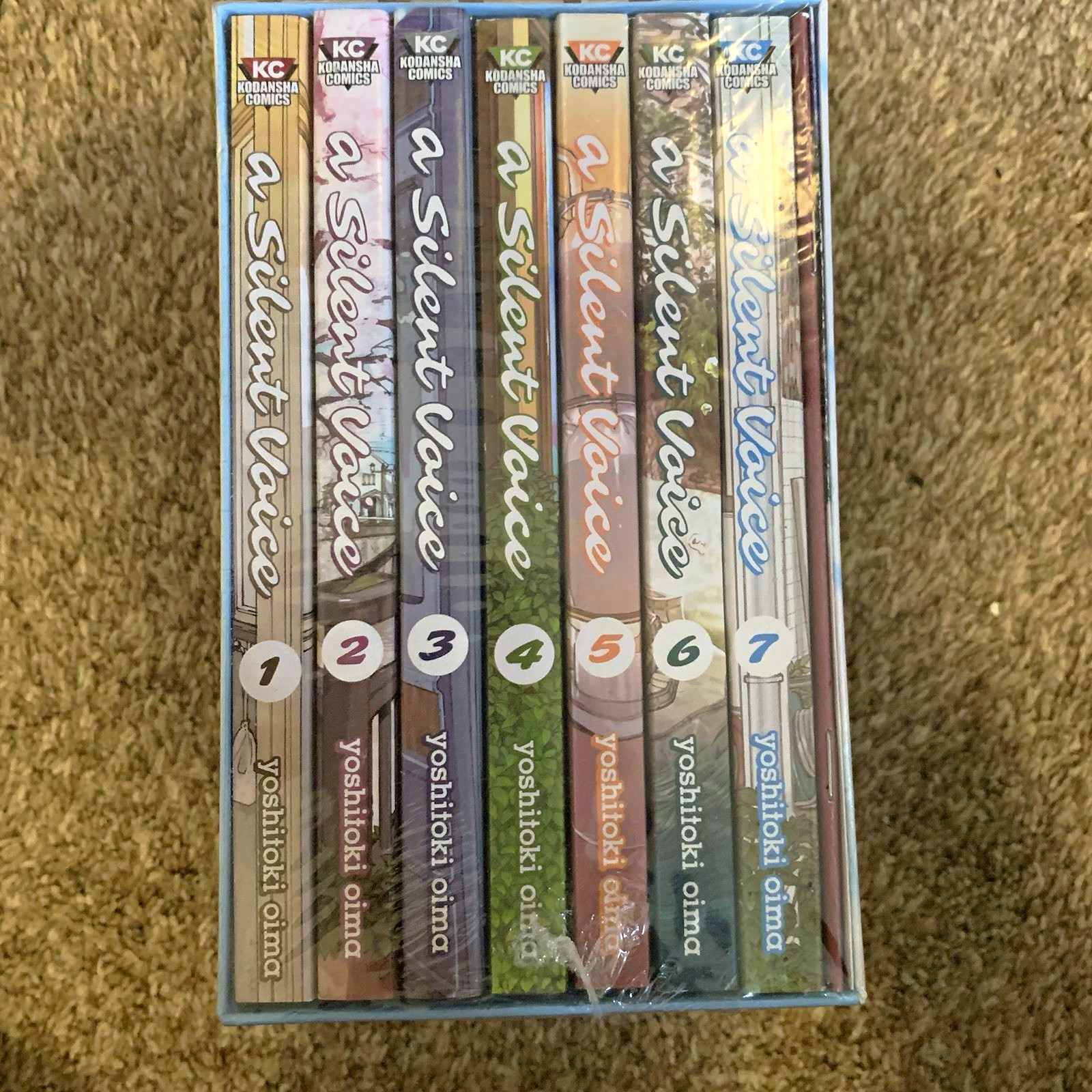 A Silent Voice Complete Series Box Set Manga Vol 1-7 Yoshitoki Oima Kodansha A Silent Voice Complete Series Box Set Manga Vol 1-7 Yoshitoki Oima Kodansha