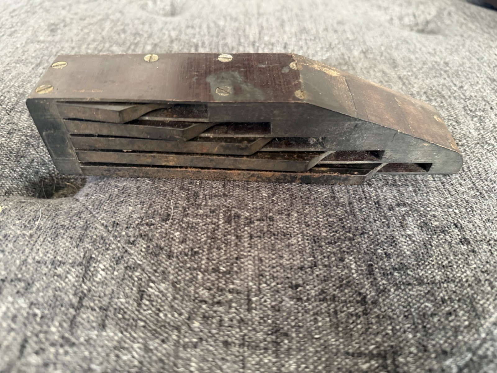 Antique Wooden Wood Plane Molding Trim Primitive Woodworking Carpentry Tool