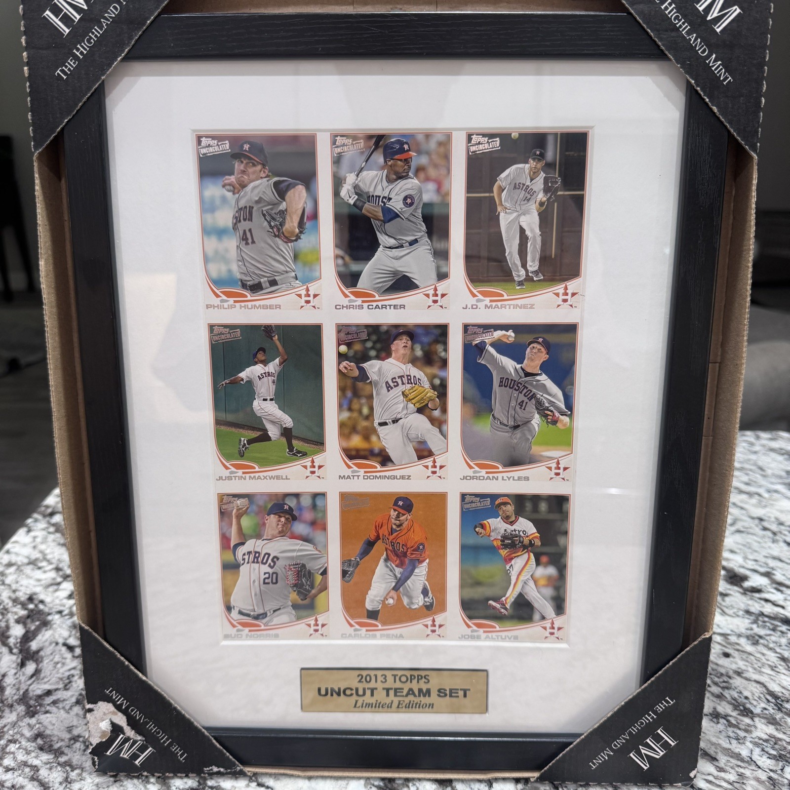 Highland Mint: 2013 TOPPS UNCUT TEAM SET {Limited Edition} Houston Astros Highland Mint: 2013 TOPPS UNCUT TEAM SET {Limited Edition} Houston Astros