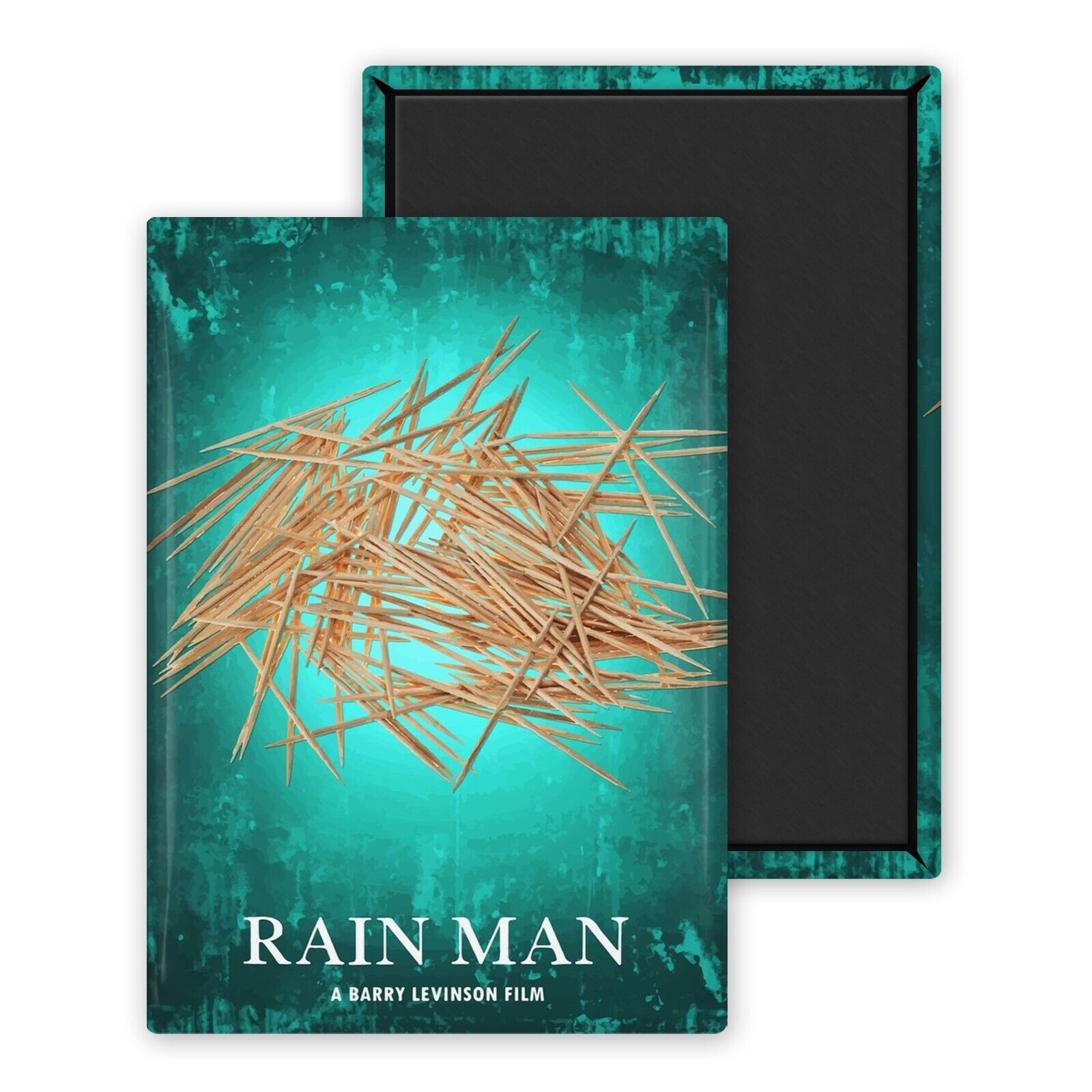 Rain Man Version 2 Movie Poster - Custom Magnet 54x78mm