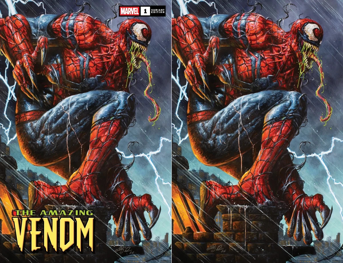 THE AMAZING VENOM #1 JOHNNY DESJARDINS NYCC EXCLUSIVE VARIANT SET LTD THE AMAZING VENOM #1 JOHNNY DESJARDINS NYCC EXCLUSIVE VARIANT SET LTD