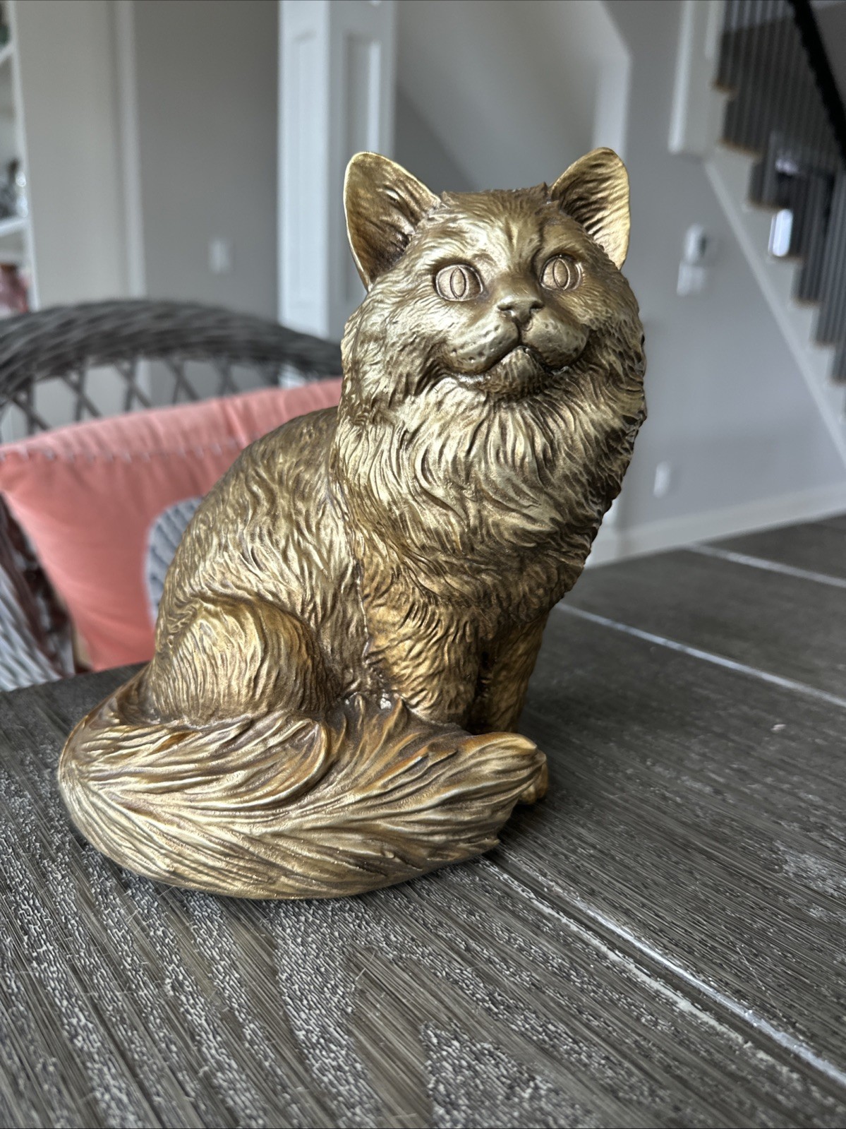 Anthropologie Cat Decorative Object Gold Ragdoll Cat NWOT Collectible 8.25x7 Anthropologie Cat Decorative Object Gold Ragdoll Cat NWOT Collectible 8.25x7