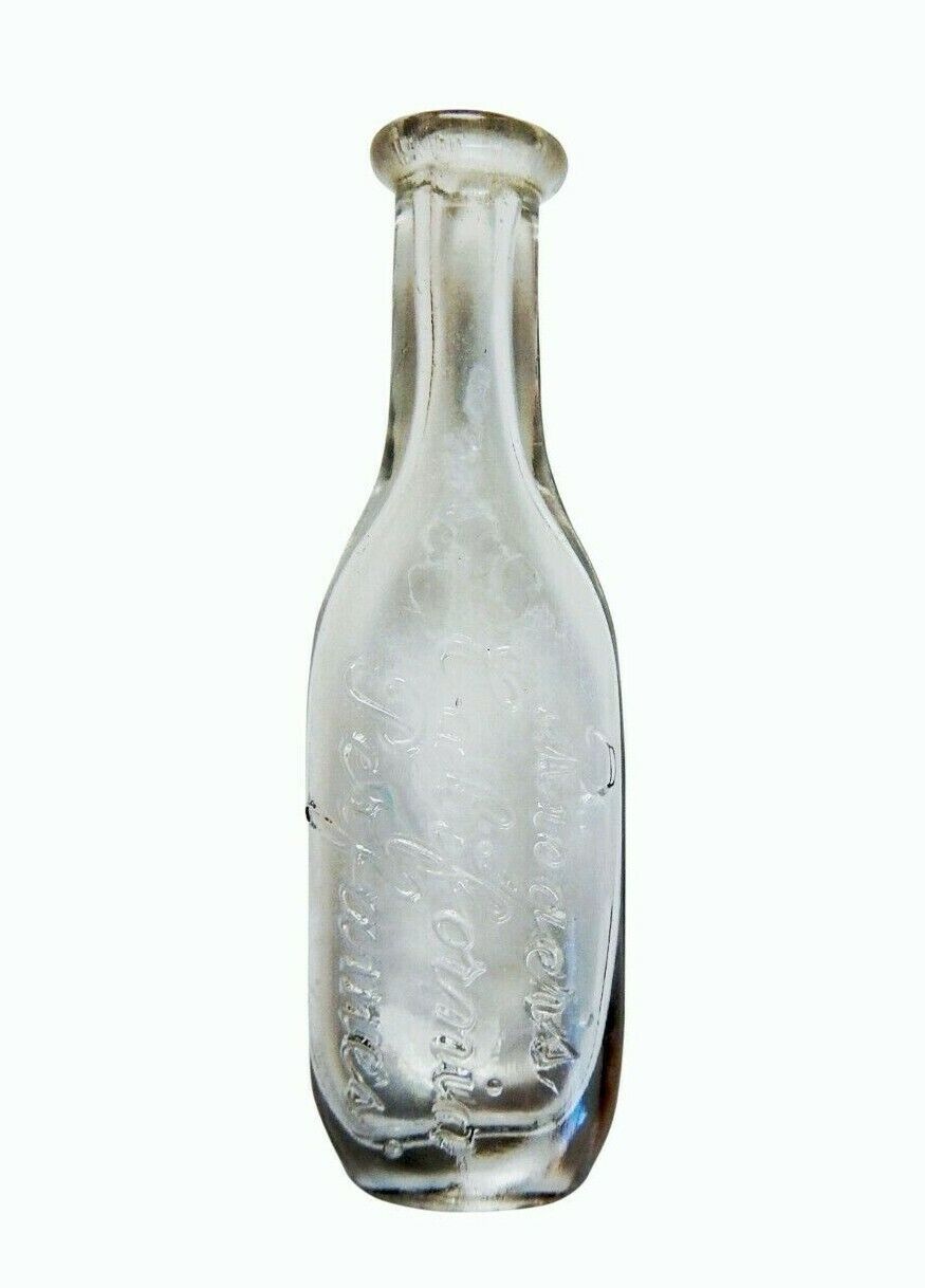 Circa 1904 Antique Rieger's California Perfume Bottle Mold Blown
