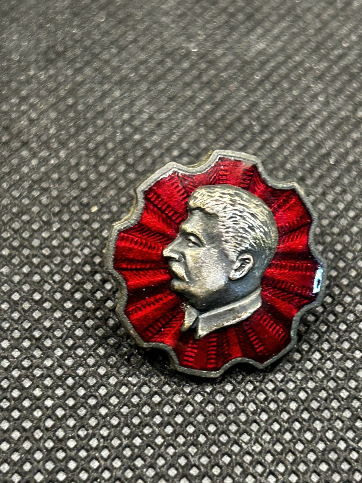 Rare USSR Stalin Shock Worker Badge 1939 Guilloche Enamel Screwback Soviet Rare USSR Stalin Shock Worker Badge 1939 Guilloche Enamel Screwback Soviet
