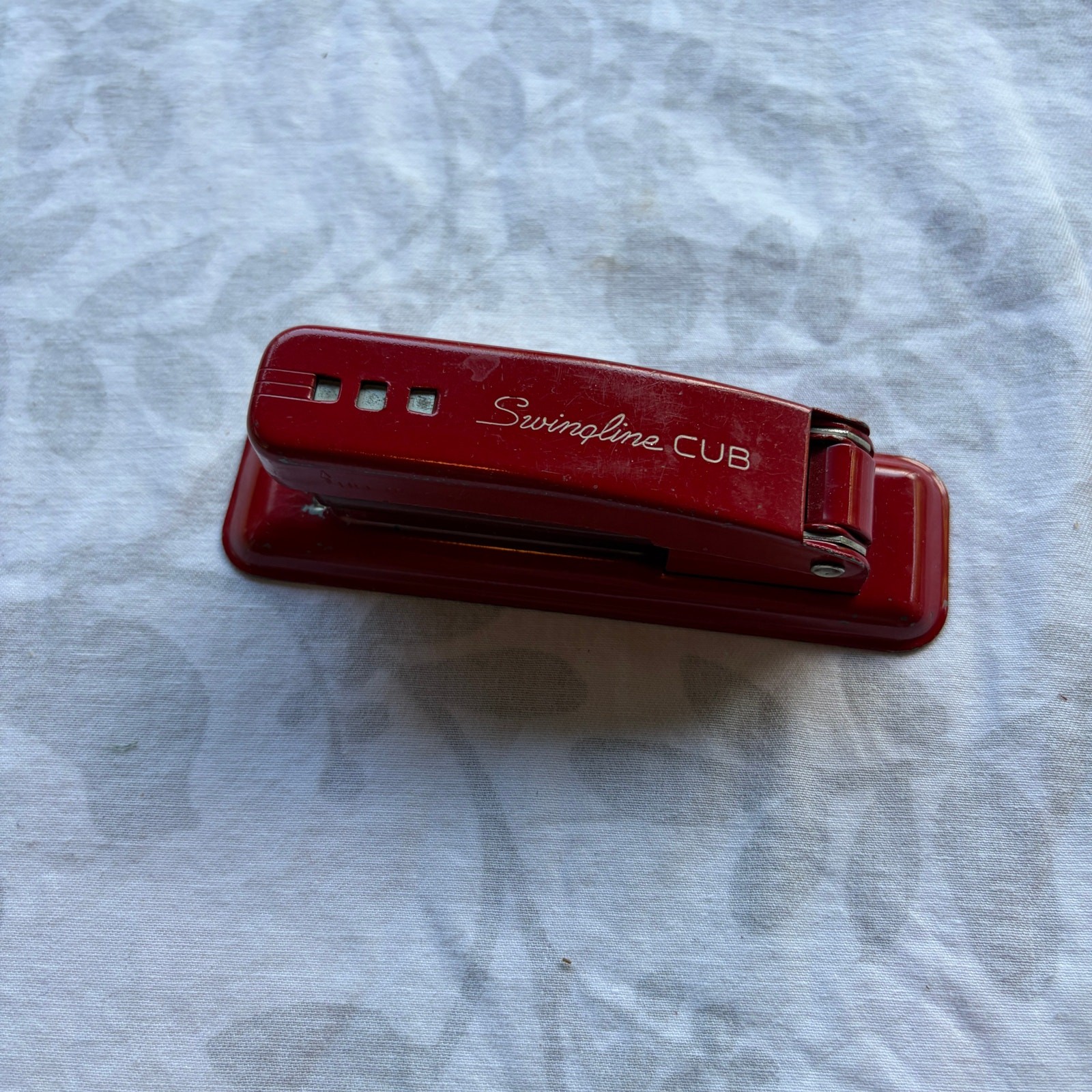 Vintage Swingline Cub Red Metal Stapler Made in USA Mid Century Office Decor Vintage Swingline Cub Red Metal Stapler Made in USA Mid Century Office Decor
