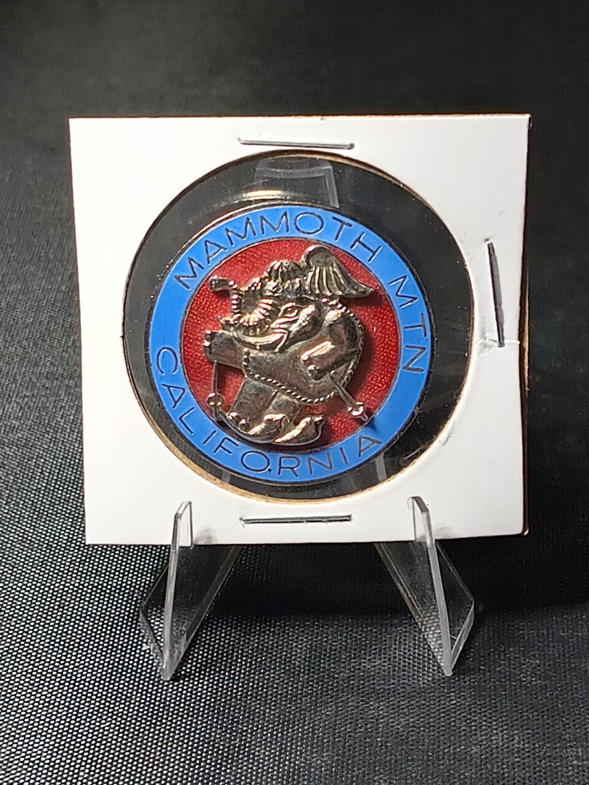 Mammoth Mountain Souvenir Lapel Pin A.U Mammoth Mountain Souvenir Lapel Pin A.U
