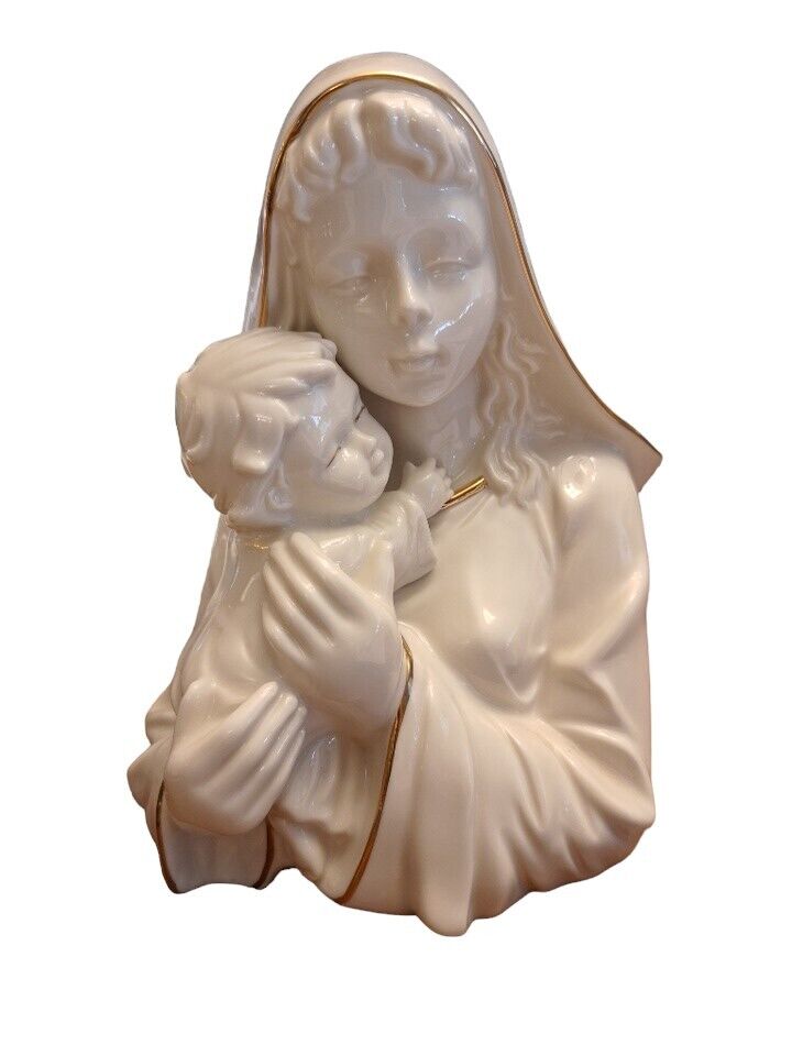 Mikasa Madonna And Child Blessed Mother Mary Porcelain 8x6  Gift Decor Spiritual