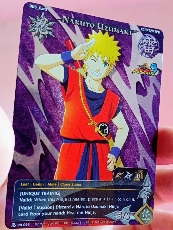 PR-095 Naruto x Goku FOIL ⭐HOLO 2013⭐CCG Ultimate Ninja Storm 3 Promo Bandai TCG PR-095 Naruto x Goku FOIL ⭐HOLO 2013⭐CCG Ultimate Ninja Storm 3 Promo Bandai TCG