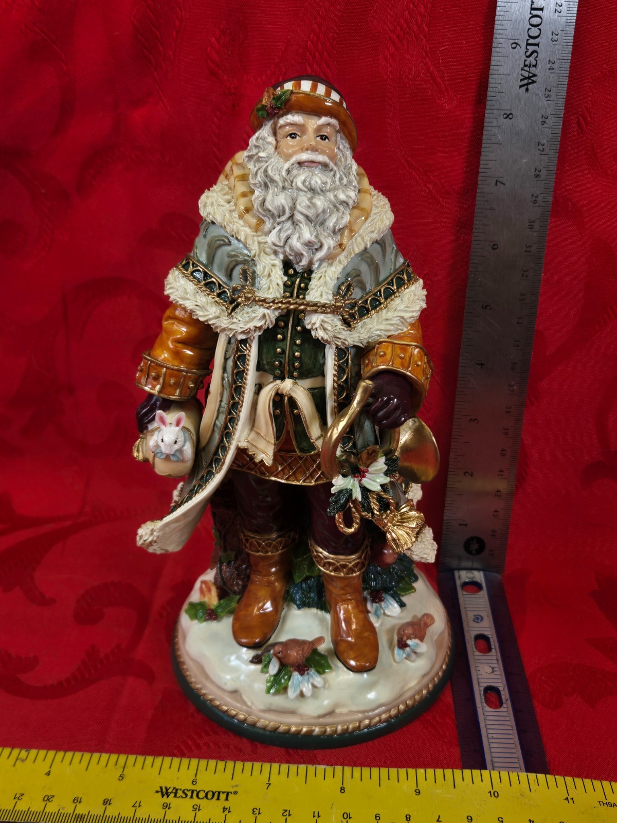Fitz and Floyd Clairmont Santa Claus Musical Figurine Deck the Halls Fitz and Floyd Clairmont Santa Claus Musical Figurine Deck the Halls