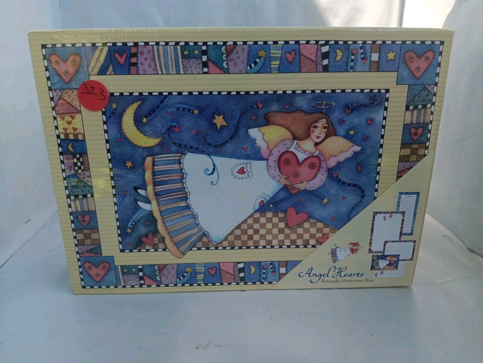 vintage Avon 2000 "Angel Hearts" stationery set vintage Avon 2000 "Angel Hearts" stationery set
