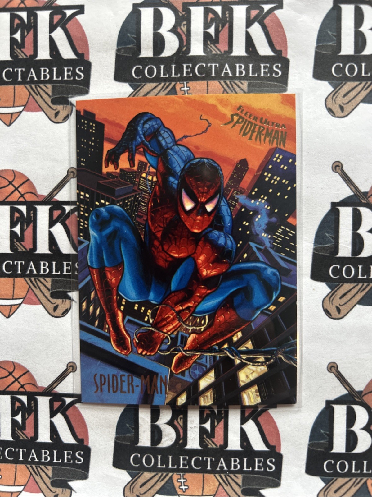 Spider-Man - 1995 Fleer Ultra Marvel Spider-Man #1 Card Spider-Man - 1995 Fleer Ultra Marvel Spider-Man #1 Card