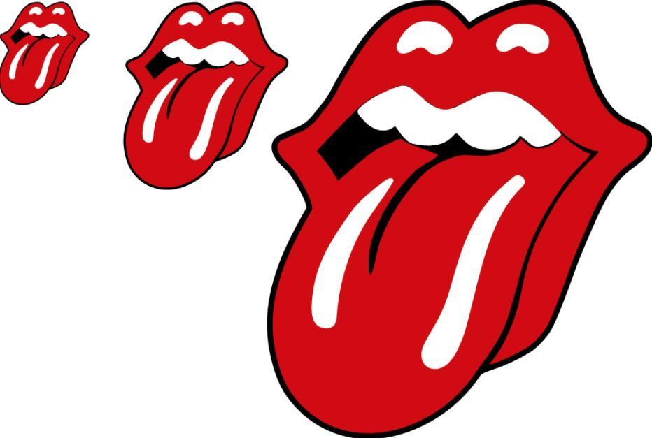 3 SIZES the rolling stones lips tongue decal sticker rock roll bumper laptop 