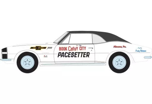 1/64 Chevrolet Camaro SS 1967 Diecast Model Blue Pacesetter Book City Used