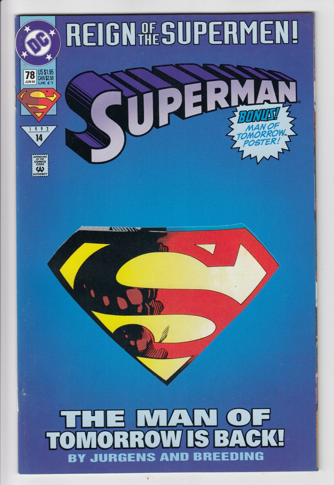 SUPERMAN 1986 #75 78 82 133 175 192 1st.Print High Grade DC Comics JLA Death of SUPERMAN 1986 #75 78 82 133 175 192 1st.Print High Grade DC Comics JLA Death of