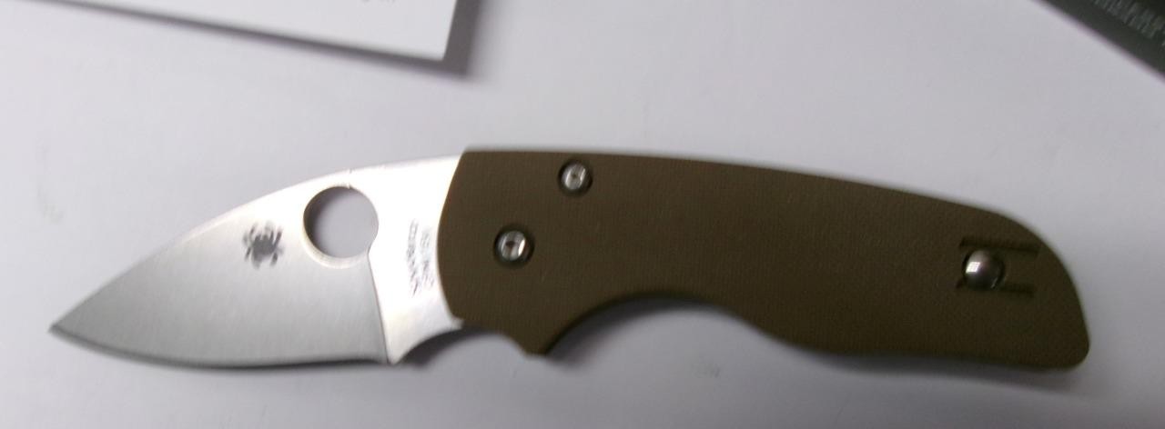 Spyderco C230GPBN15V Lil' Native CPM 15V & Brown G10 Handles Plain Edge NEW Spyderco C230GPBN15V Lil' Native CPM 15V & Brown G10 Handles Plain Edge NEW