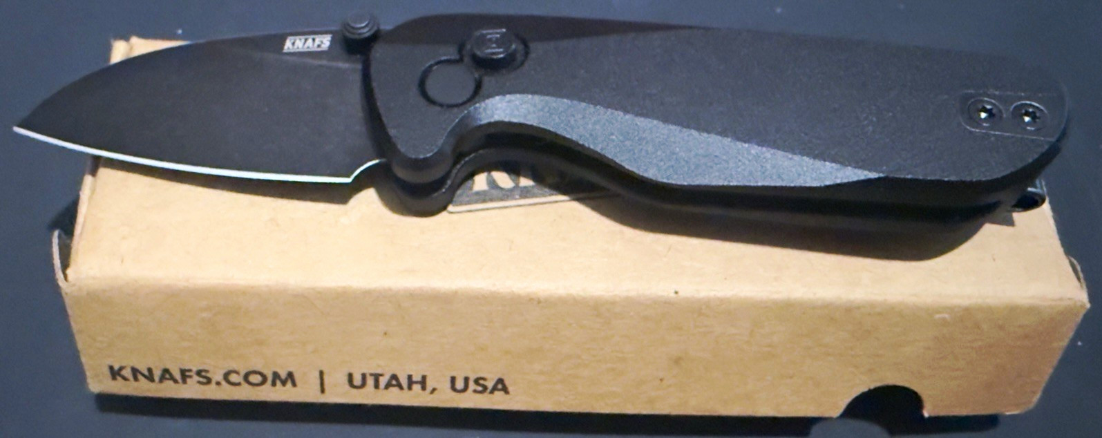 KNAFS O.C.T. POCKET KNIFE - BLACK - 14C28N KNAFS O.C.T. POCKET KNIFE - BLACK - 14C28N