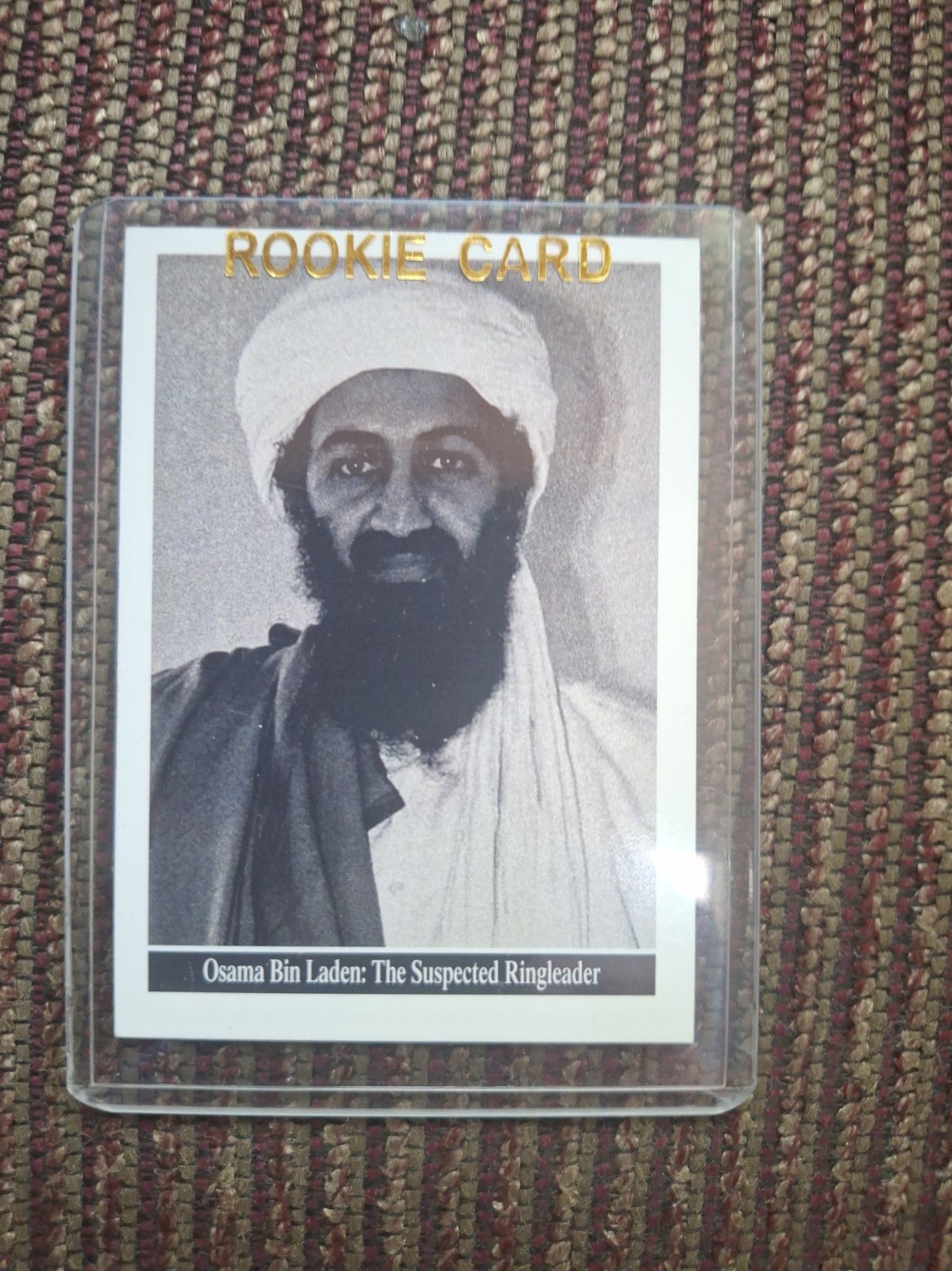 Osama Bin Laden: The Suspected Ringleader 2001 Topps Enduring Freedom #19