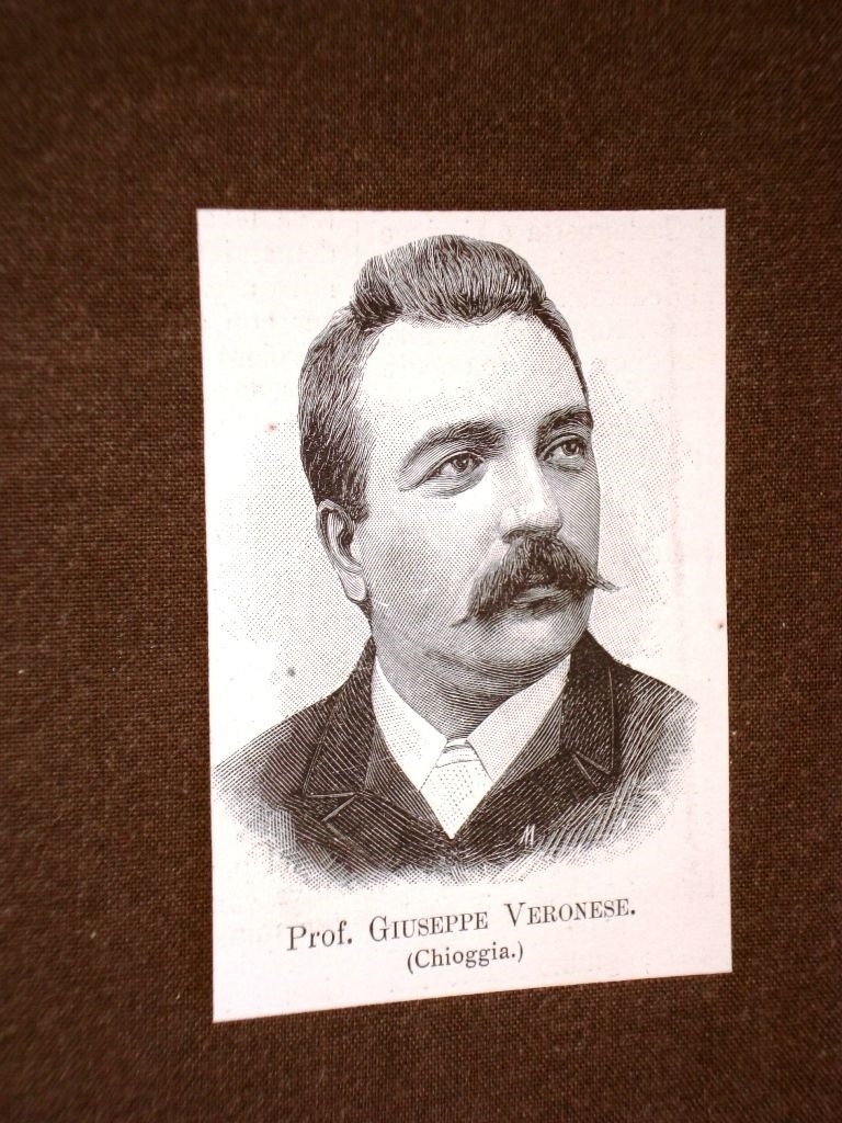 Honourable or deputy of Chioggia Professor Giuseppe Veronese in 1897 Honourable or deputy of Chioggia Professor Giuseppe Veronese in 1897