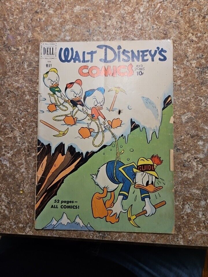 WALT DISNEY\'S COMICS AND STORIES #128 VG-FINE, Carl Barks Donald Duck, Dell 1951