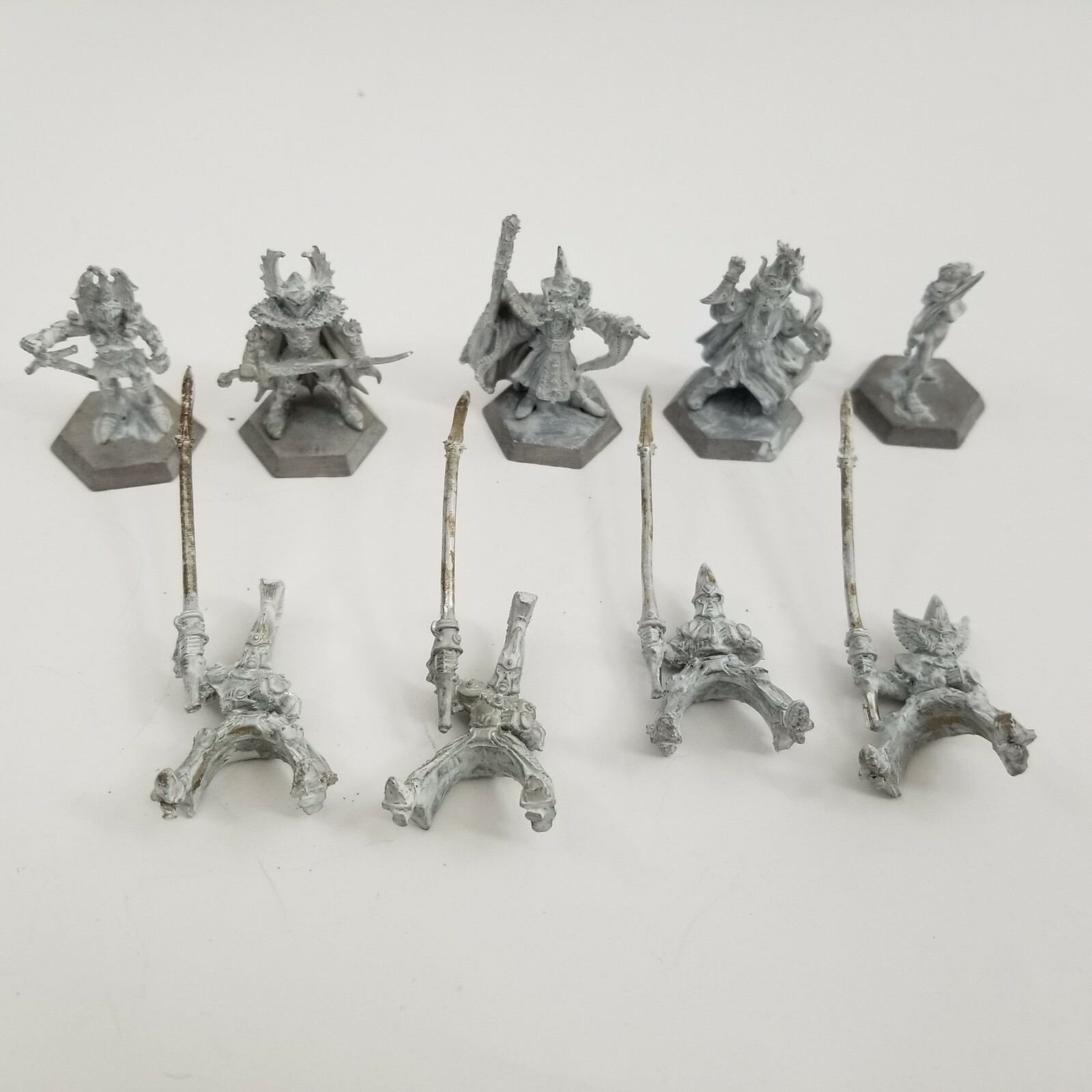 Lot Vintage Pewter Fantasy Wizard Knights Etc Artist Tom Meier Limited Edition Lot Vintage Pewter Fantasy Wizard Knights Etc Artist Tom Meier Limited Edition