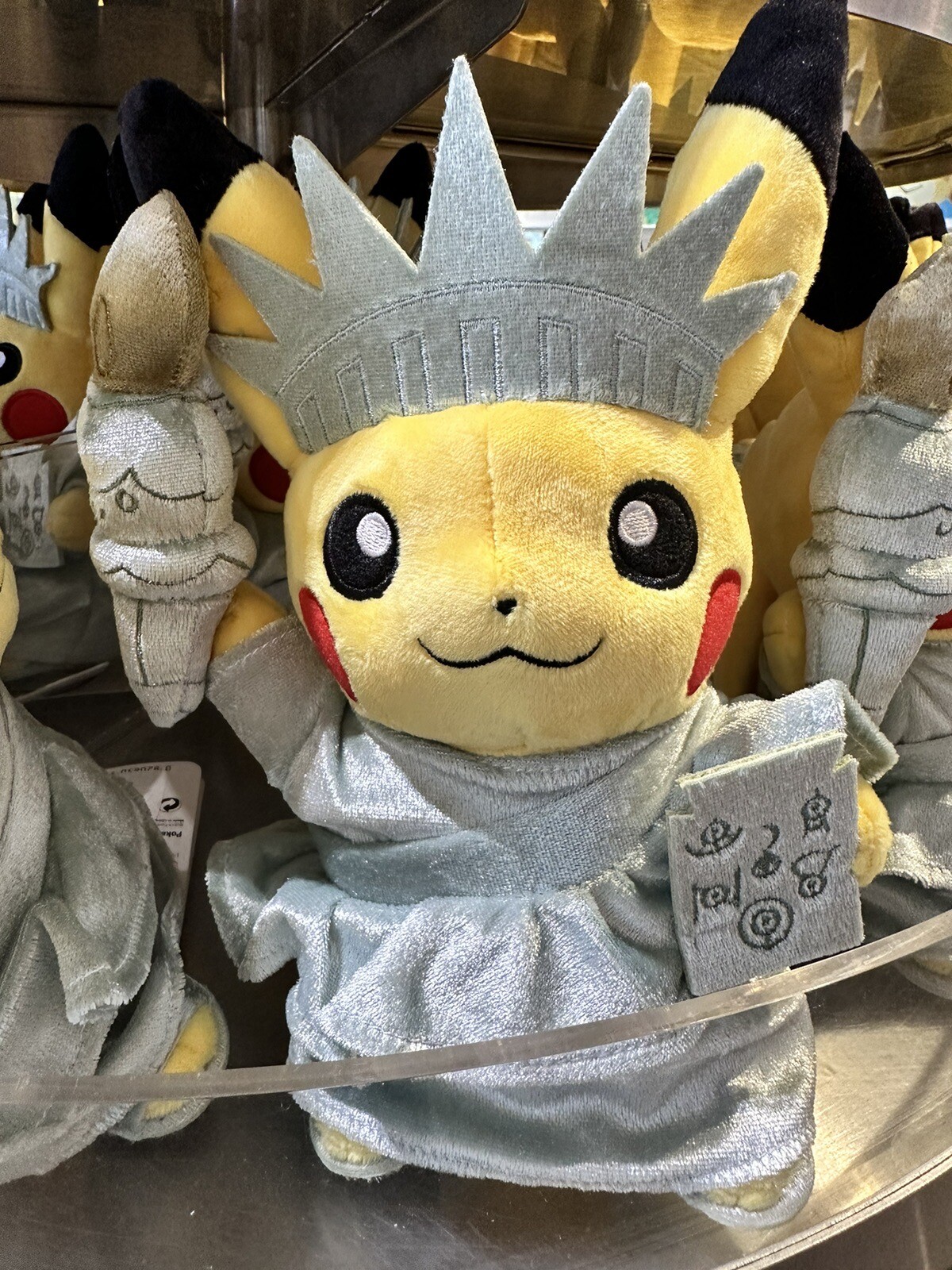 Pokemon Center Nintendo PIKACHU Plush Statue of Liberty Edition NY NYC New York Pokemon Center Nintendo PIKACHU Plush Statue of Liberty Edition NY NYC New York