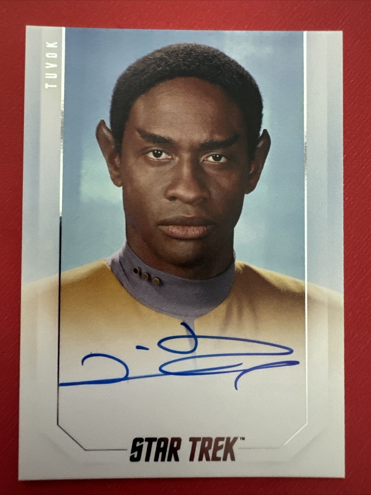 2019 Star Trek Inflexions Bridge Crew Autograph Tim Russ As Tuvok Autograph Card