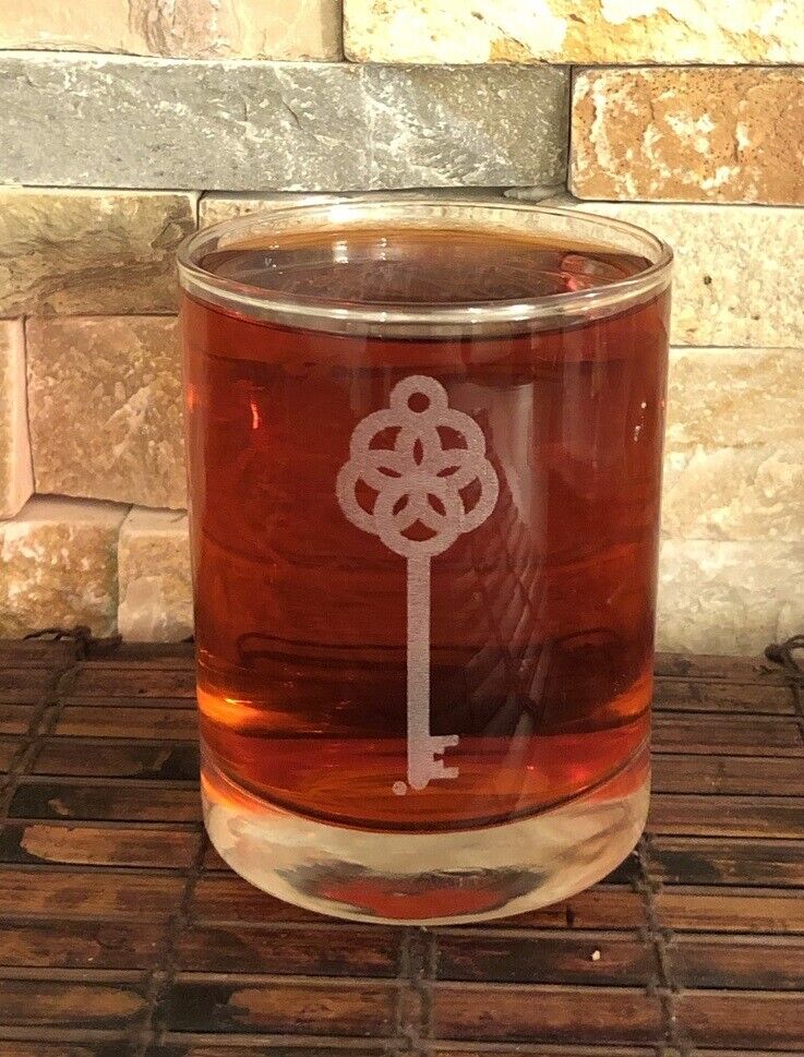 JOHN E. FITZGERALD Collectible Whiskey Glass 8 Oz