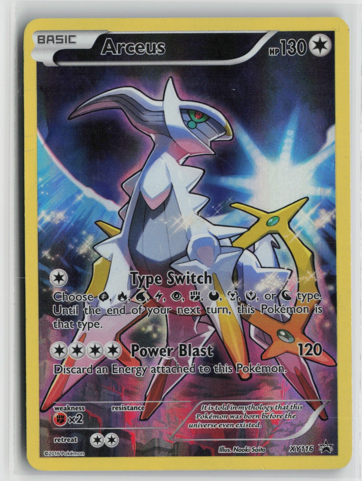 Arceus Promo Holo PR XY116 DMG Arceus Promo Holo PR XY116 DMG