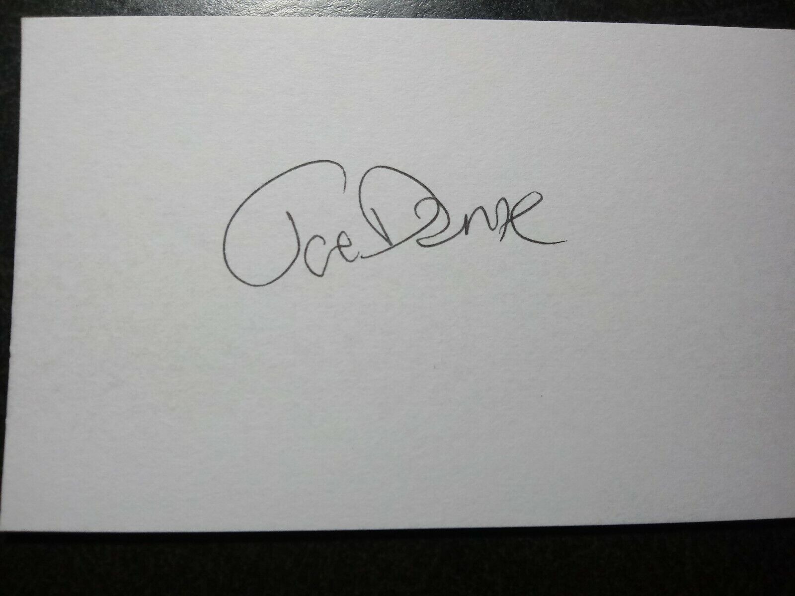 JOE DANTE Authentic Hand Signed Autograph 3X5 INDEX CARD - DIRECTOR GREMLINS