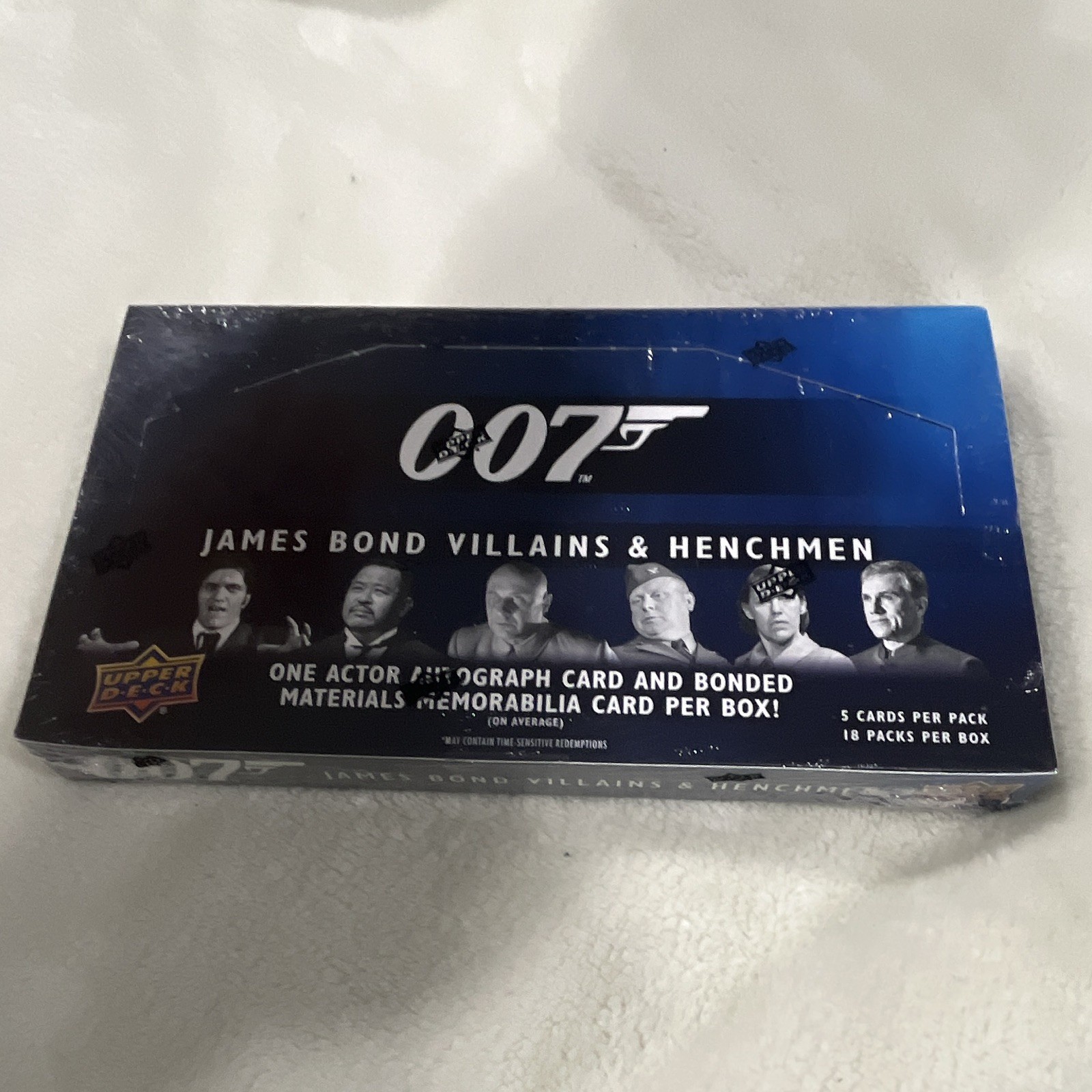 Upper Deck 007 James Bond Villains & Henchmen Trading Cards Sealed Box 2009 Upper Deck 007 James Bond Villains & Henchmen Trading Cards Sealed Box 2009