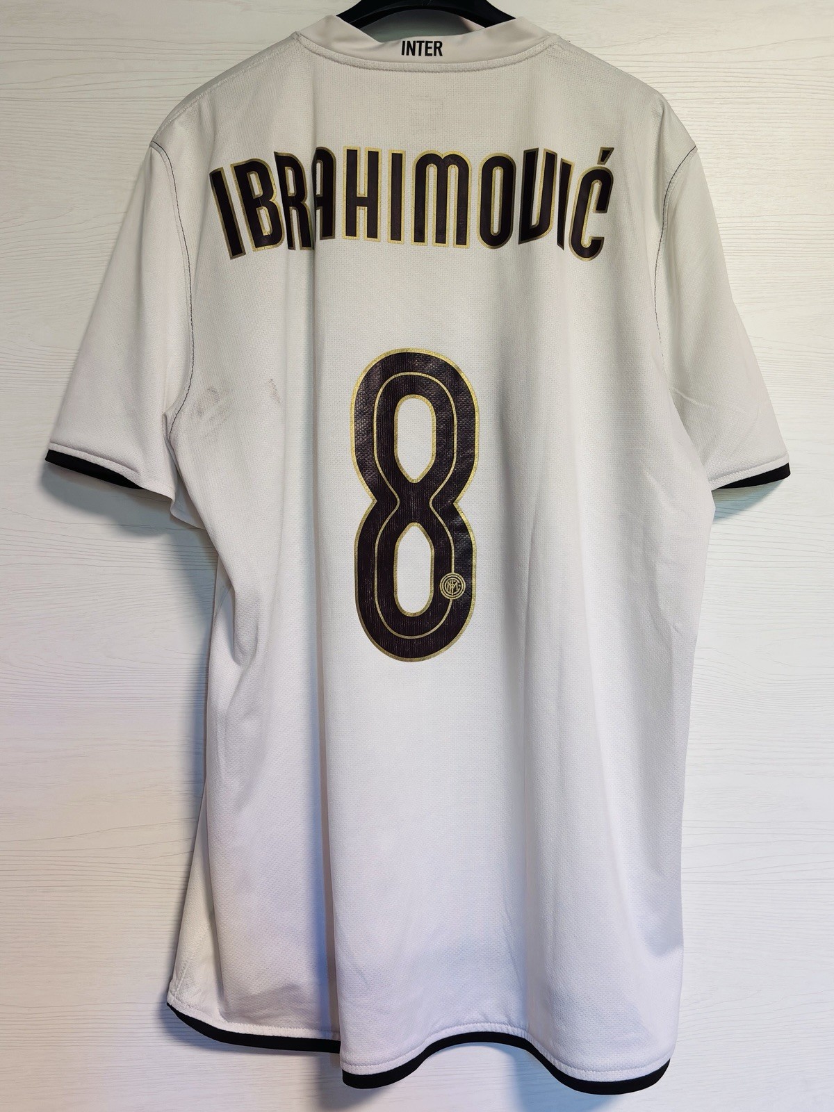 Inter Milan • ZLATAN IBRAHIMOVIC • 2008/2009 • Away Jersey • XL Inter Milan • ZLATAN IBRAHIMOVIC • 2008/2009 • Away Jersey • XL
