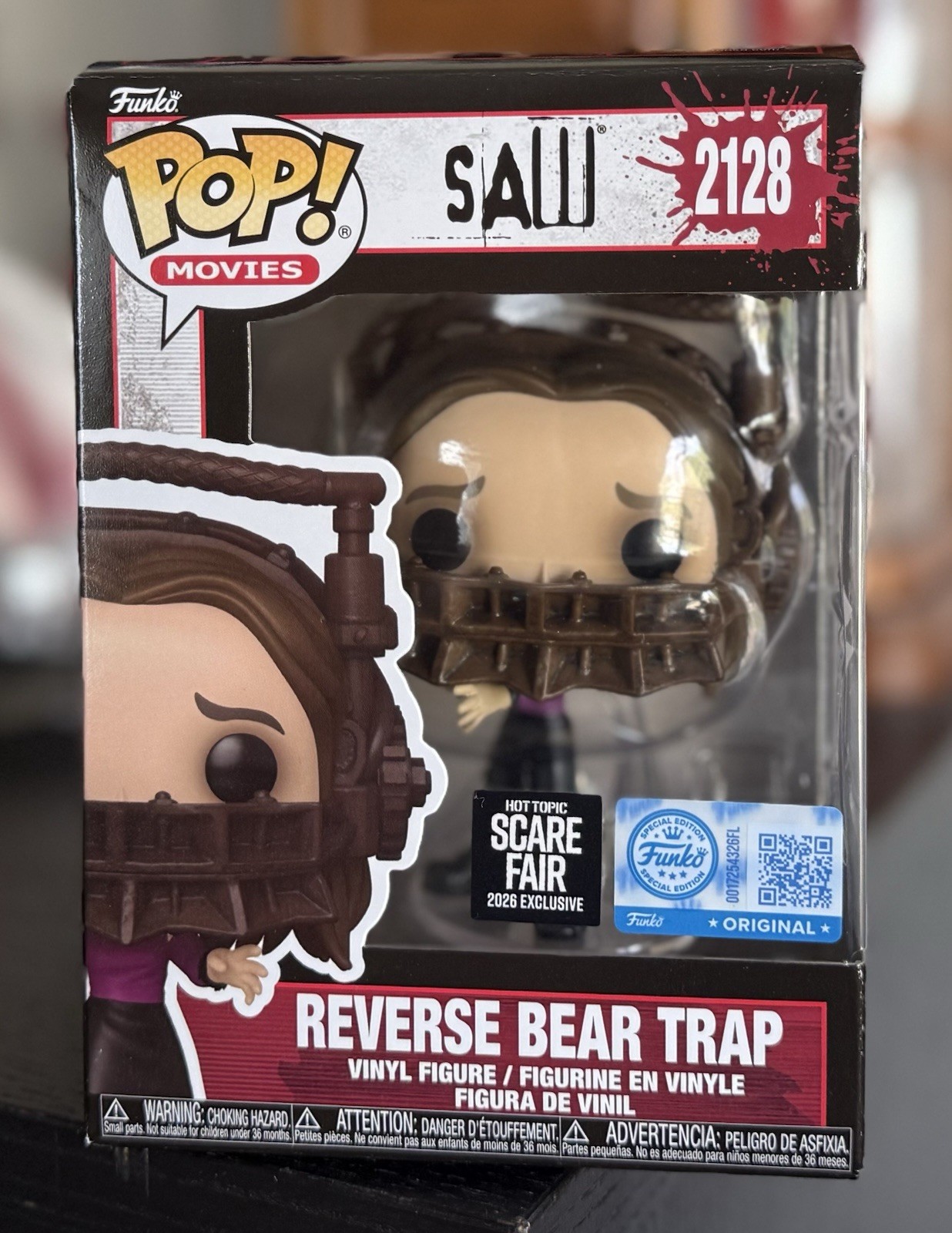 Funko Pop: REVERSE BEAR TRAP (Amanda) #2128 Hot Topic SCARE FAIR 2026 IN HAND Funko Pop: REVERSE BEAR TRAP (Amanda) #2128 Hot Topic SCARE FAIR 2026 IN HAND