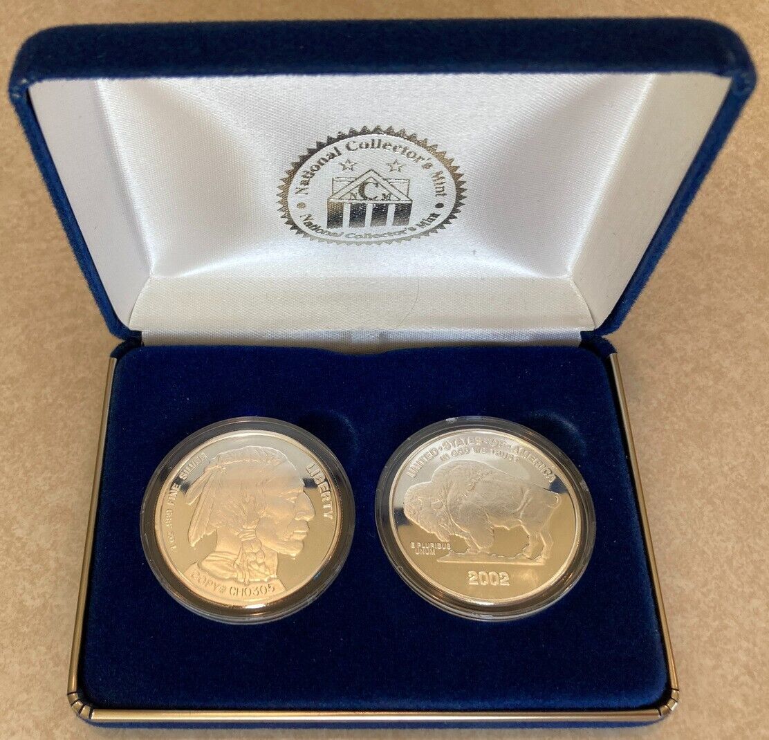 National Collector\'s Mint COA - 2002 Silver Buffalo Proof Coin Set