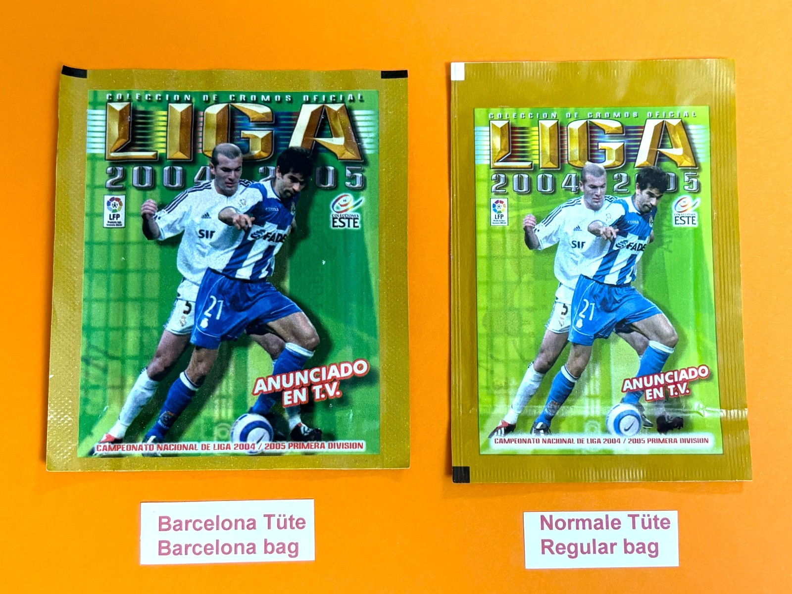 Panini 2004 2005 Este Liga bag full bag