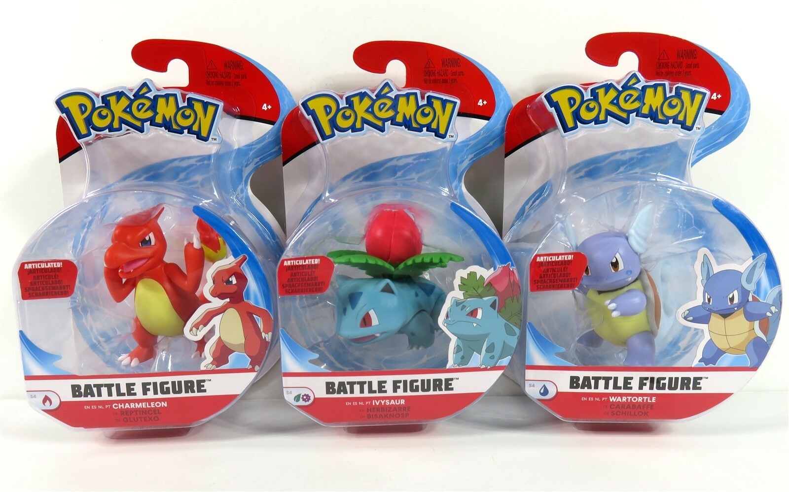 Pokemon Battle Figure Lot Charmeleon Ivysaur Wartortle WCT New Pokemon Battle Figure Lot Charmeleon Ivysaur Wartortle WCT New