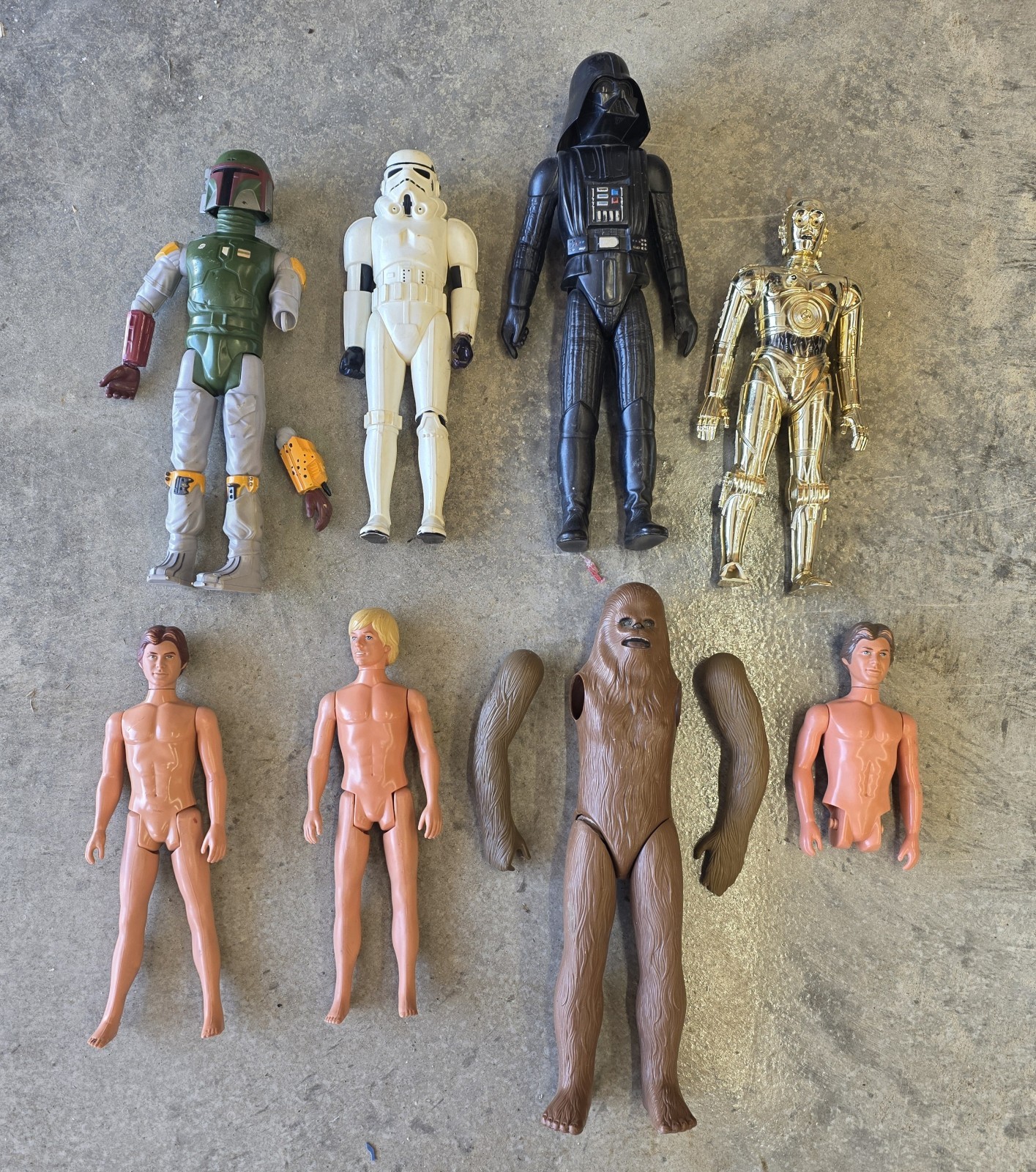 Vintage 1978 General Mills/Kenner Star Wars Large-Size Figures lot Vintage 1978 General Mills/Kenner Star Wars Large-Size Figures lot